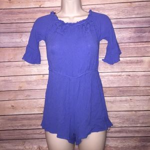 Blue Sophie Rue Romper Size Small